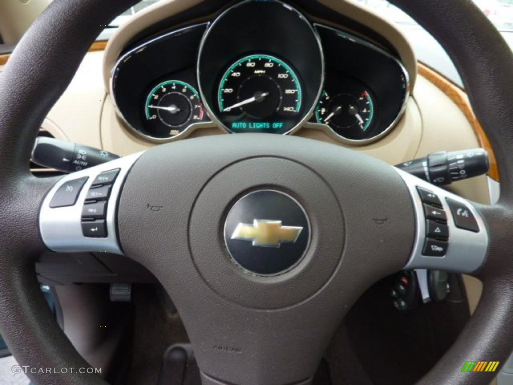 2009 Malibu LT Sedan - Silver Moss Metallic / Cocoa/Cashmere photo #19