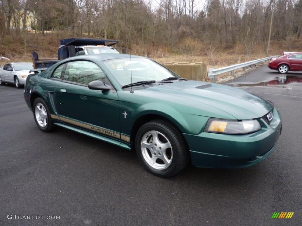 Tropic Green Metallic Ford Mustang