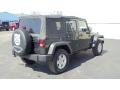 2011 Natural Green Pearl Jeep Wrangler Unlimited Sport 4x4  photo #4