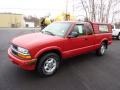 1998 Bright Red Chevrolet S10 LS Extended Cab 4x4  photo #3