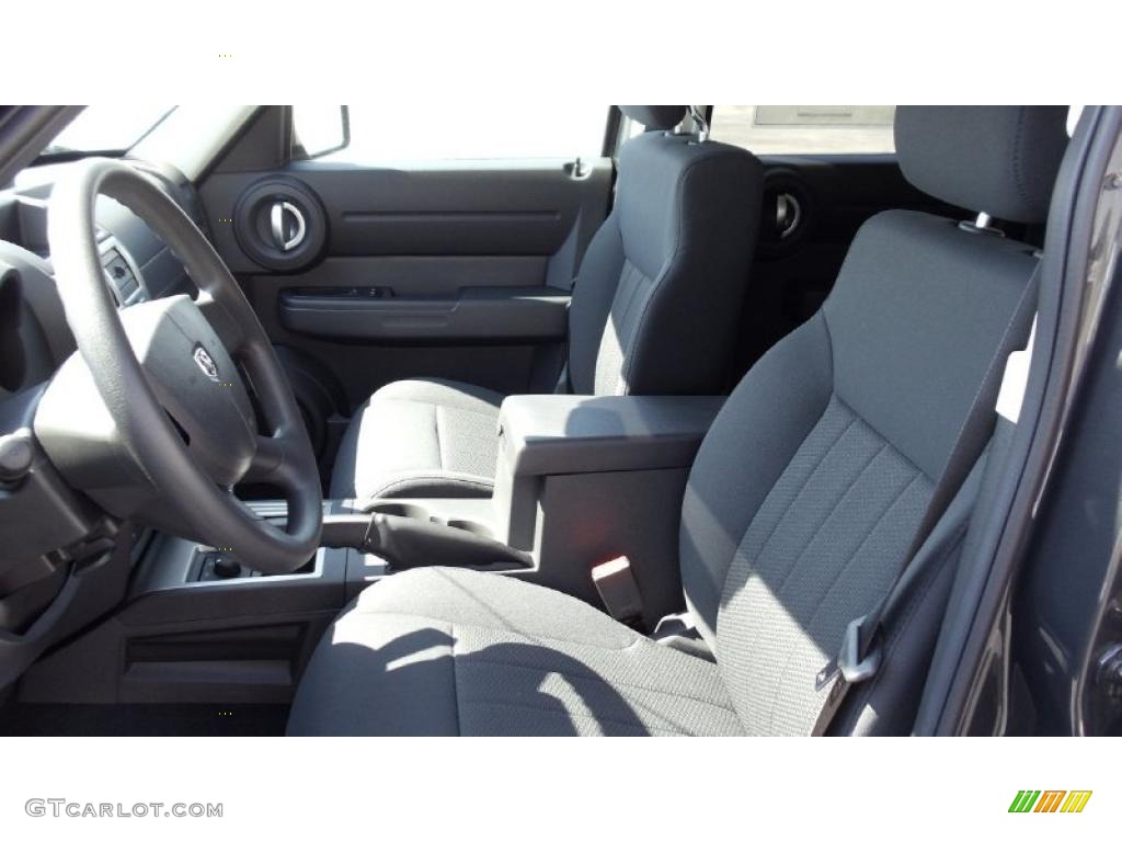 Dark Slate Gray Interior 2011 Dodge Nitro Heat 4x4 Photo #46854345