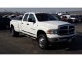 Bright White - Ram 3500 SLT Quad Cab 4x4 Dually Photo No. 3