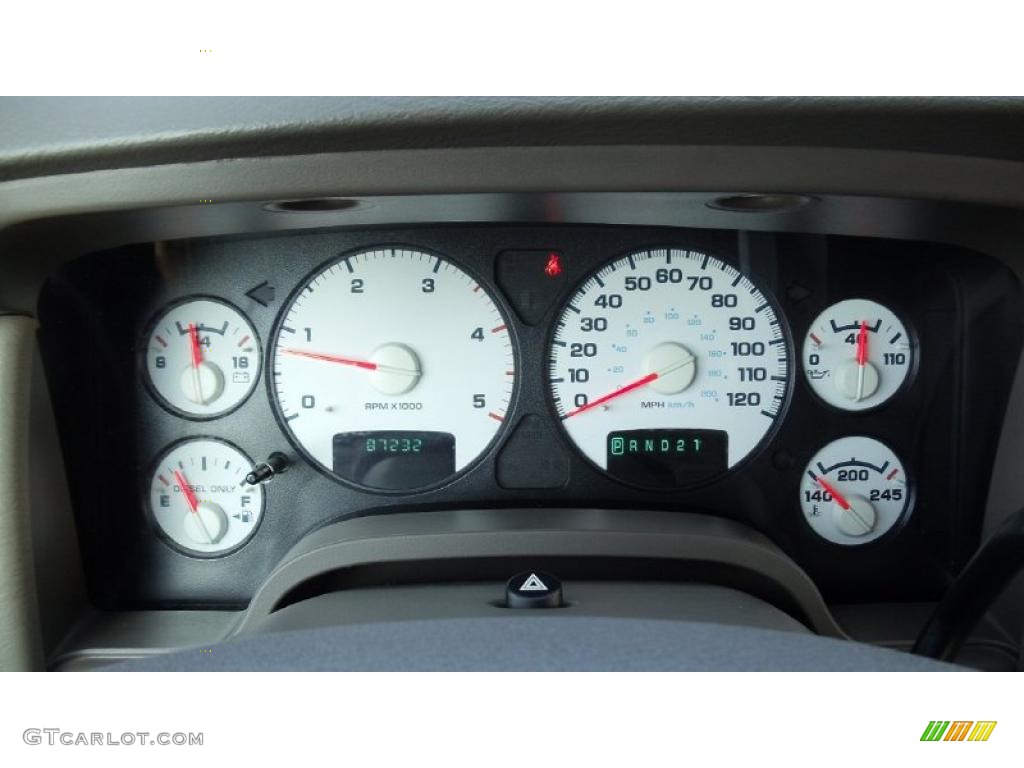 2005 Dodge Ram 3500 SLT Quad Cab 4x4 Dually Gauges Photo #46854573