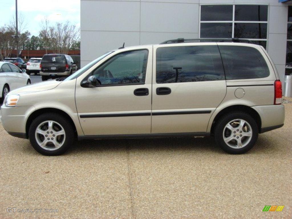 Gold Mist Metallic 2008 Chevrolet Uplander LS Exterior Photo #46854834