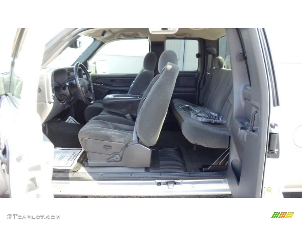 Dark Charcoal Interior 2005 Chevrolet Silverado 3500 LS Extended Cab 4x4 Photo #46854957
