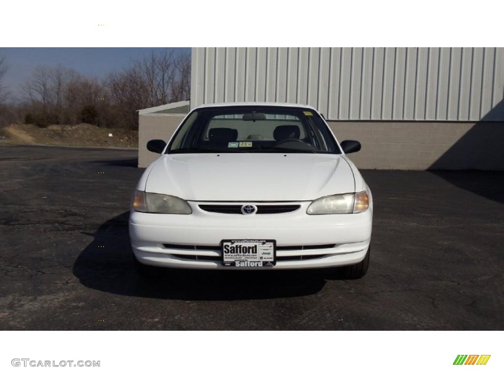 1999 Corolla VE - Super White / Pebble Beige photo #2