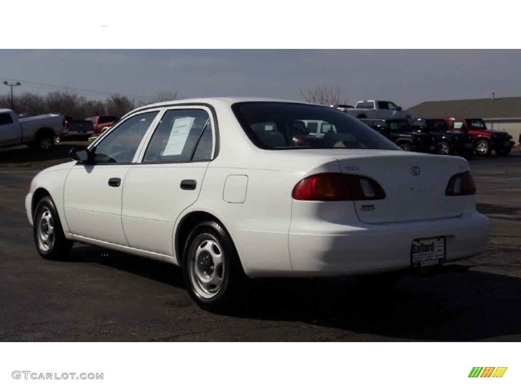 1999 Corolla VE - Super White / Pebble Beige photo #6