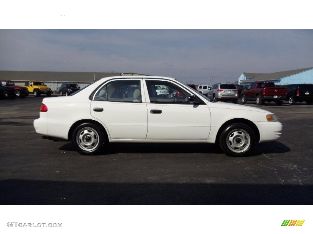 1999 Corolla VE - Super White / Pebble Beige photo #7