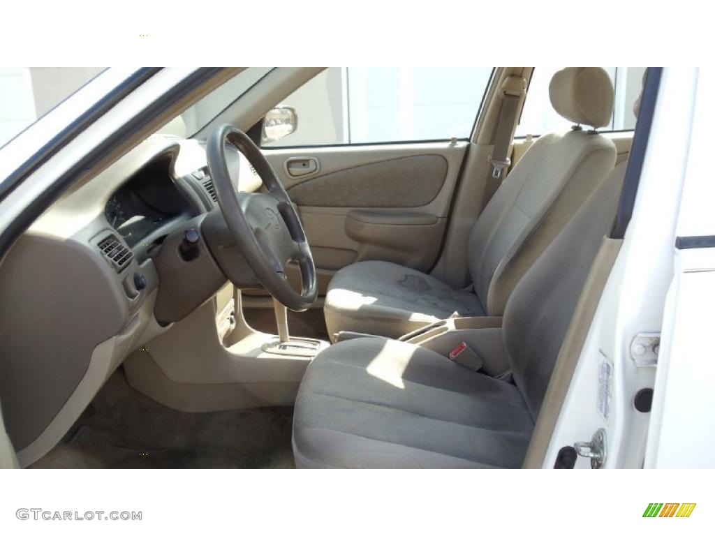 Pebble Beige Interior 1999 Toyota Corolla VE Photo #46855179