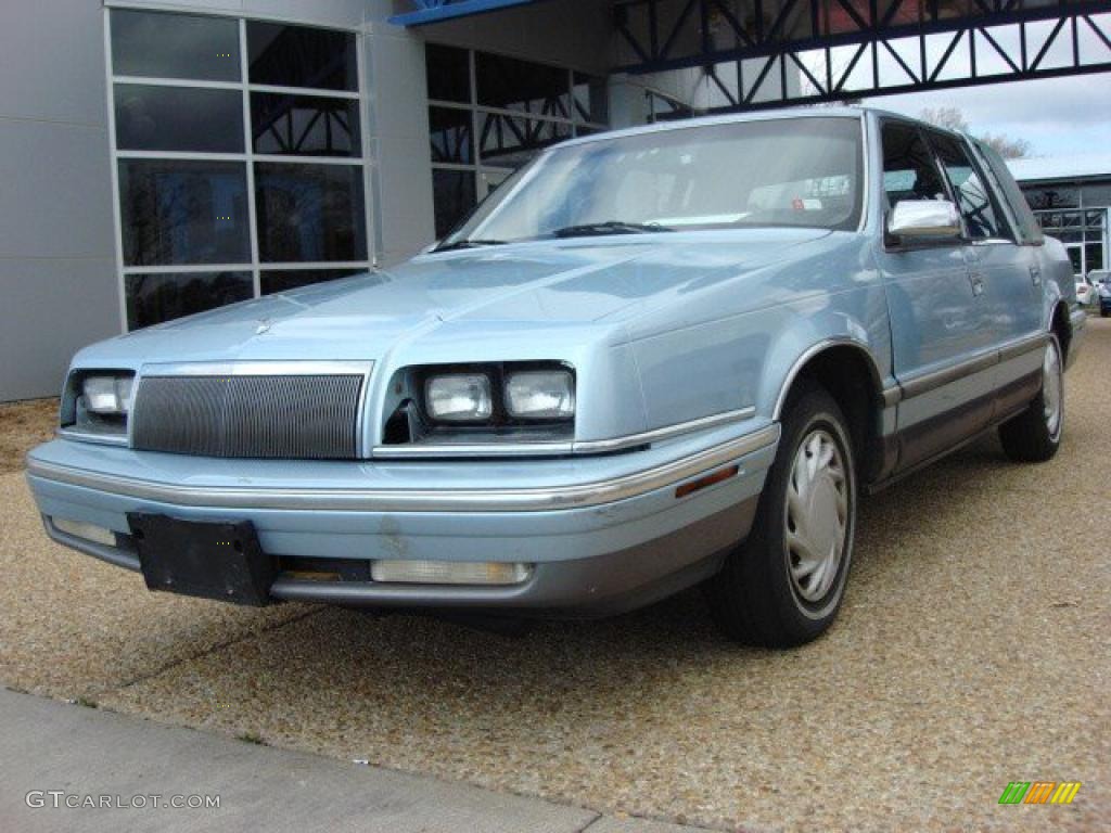 Diamond Blue Metallic 1992 Chrysler Fifth Avenue Standard Fifth Avenue Model Exterior Photo #46855344