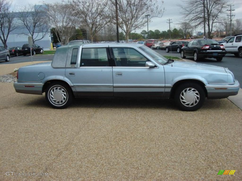 Diamond Blue Metallic 1992 Chrysler Fifth Avenue Standard Fifth Avenue Model Exterior Photo #46855422