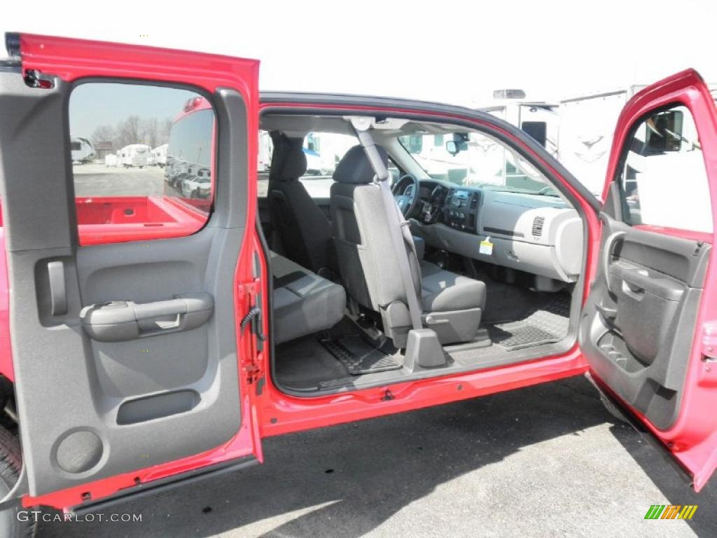 2011 Sierra 1500 Extended Cab 4x4 - Fire Red / Dark Titanium photo #15