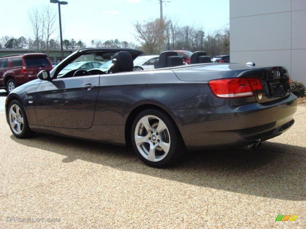 2008 3 Series 328i Convertible - Sparkling Graphite Metallic / Black photo #3