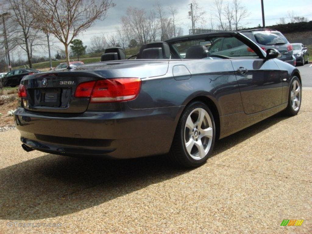 2008 3 Series 328i Convertible - Sparkling Graphite Metallic / Black photo #4