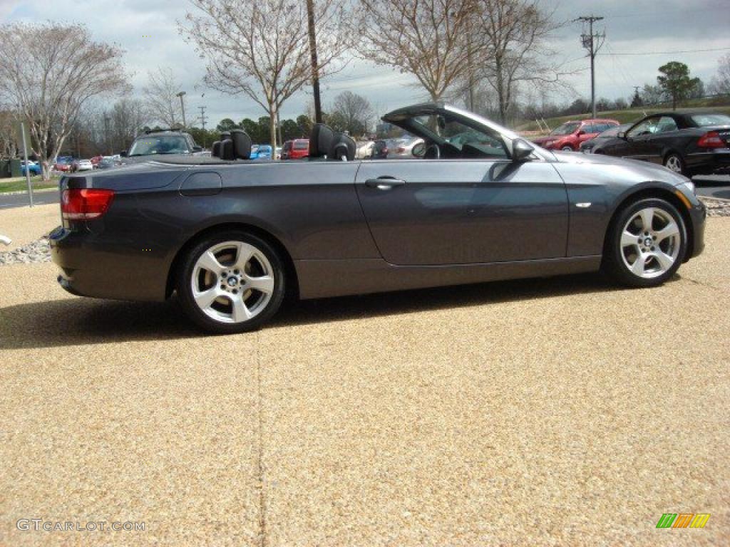 2008 3 Series 328i Convertible - Sparkling Graphite Metallic / Black photo #5