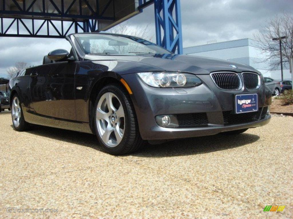 2008 3 Series 328i Convertible - Sparkling Graphite Metallic / Black photo #6