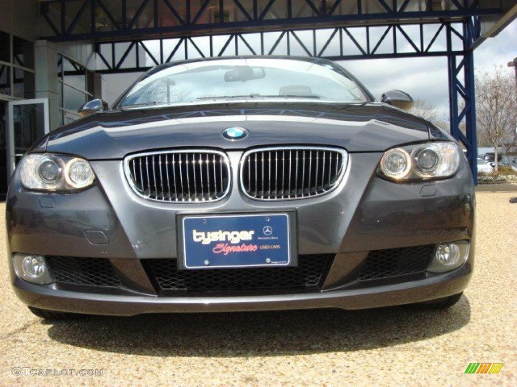 2008 3 Series 328i Convertible - Sparkling Graphite Metallic / Black photo #7