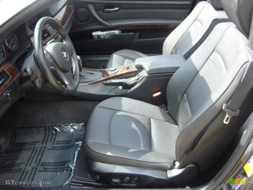 2008 3 Series 328i Convertible - Sparkling Graphite Metallic / Black photo #8