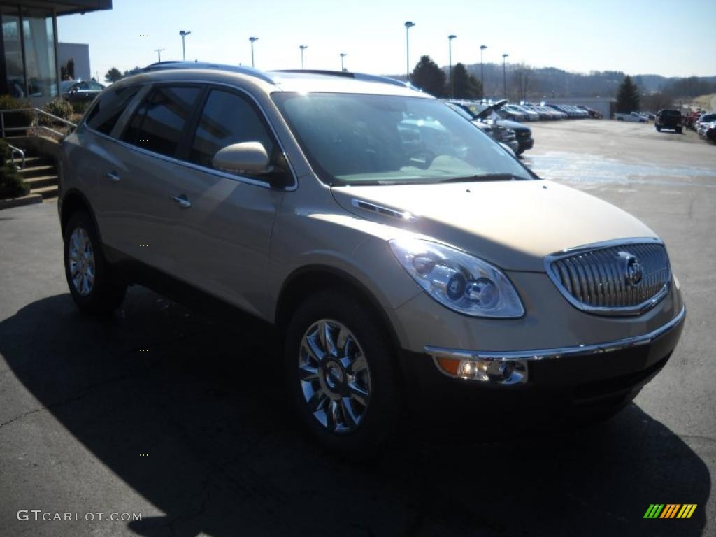 2011 Enclave CXL AWD - Gold Mist Metallic / Cashmere/Cocoa photo #2