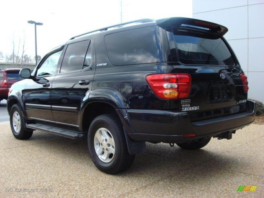 2002 Sequoia Limited 4WD - Imperial Jade Green Mica / Oak photo #4