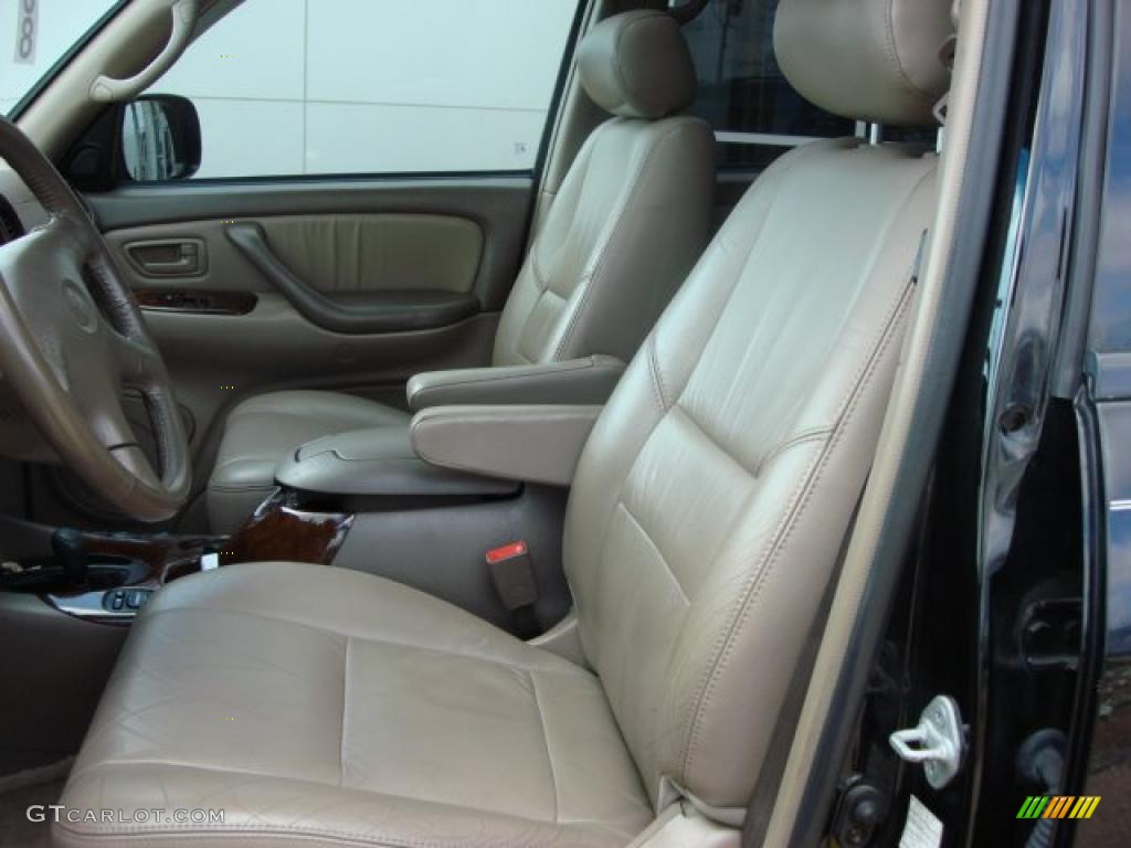 2002 Sequoia Limited 4WD - Imperial Jade Green Mica / Oak photo #9