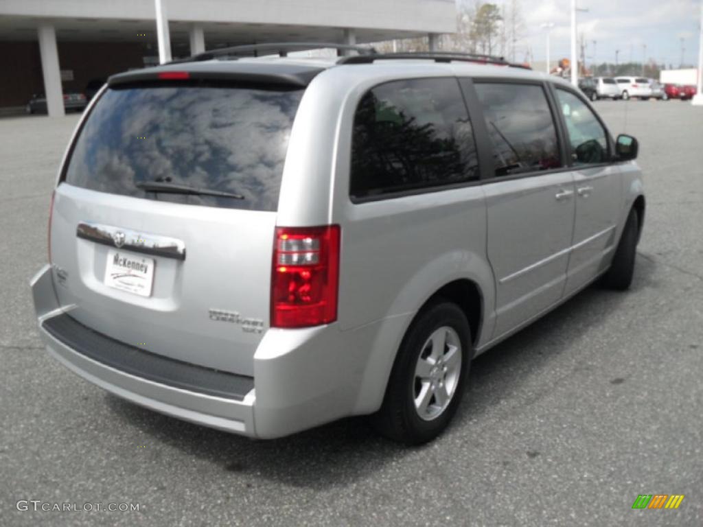 2010 Grand Caravan SXT - Bright Silver Metallic / Medium Slate Gray/Light Shale photo #3