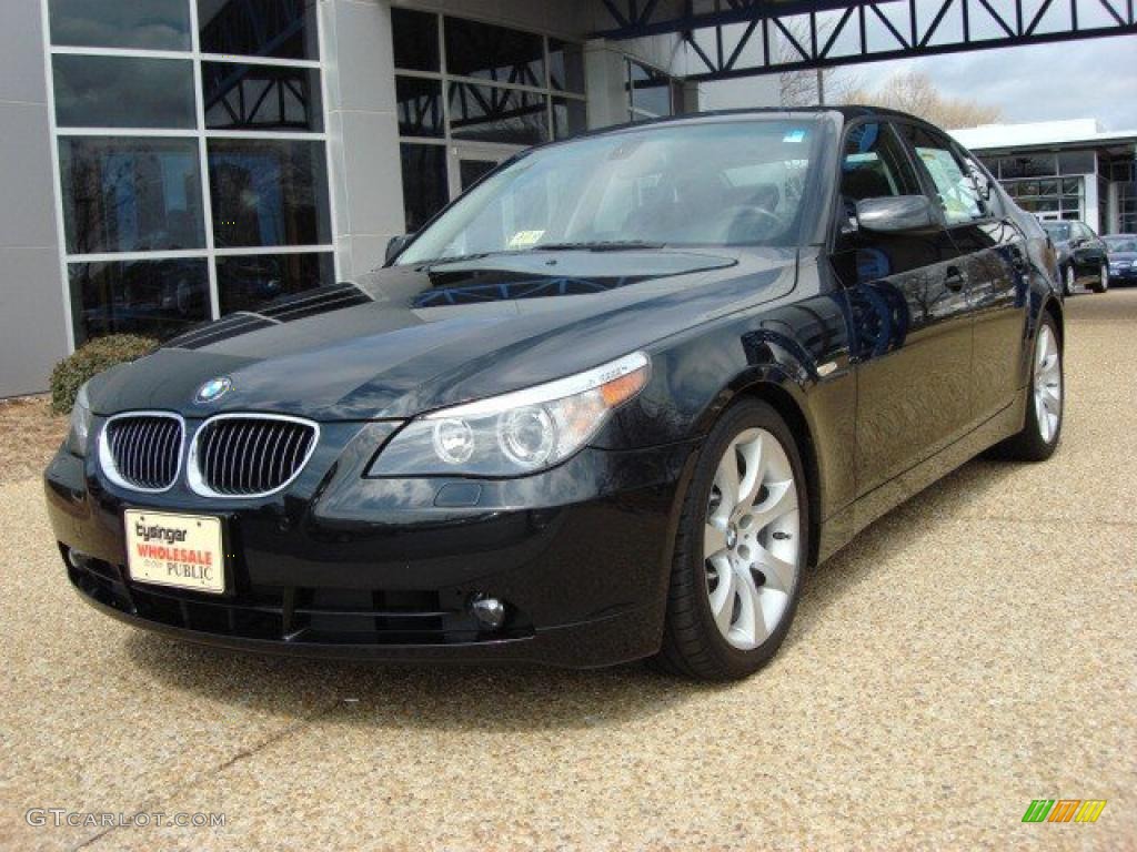 Jet Black BMW 5 Series