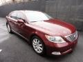 Noble Spinel Red Mica 2008 Lexus LS 460 Exterior