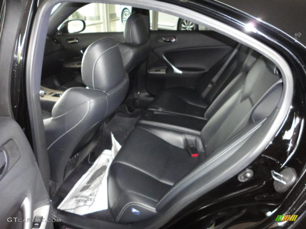 Black Interior 2008 Lexus IS F Photo #46861167