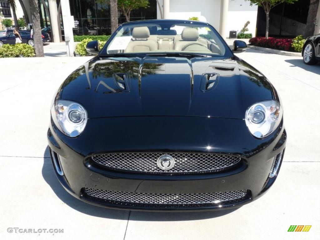 Ebony Black 2011 Jaguar XK XKR Convertible Exterior Photo #46861470