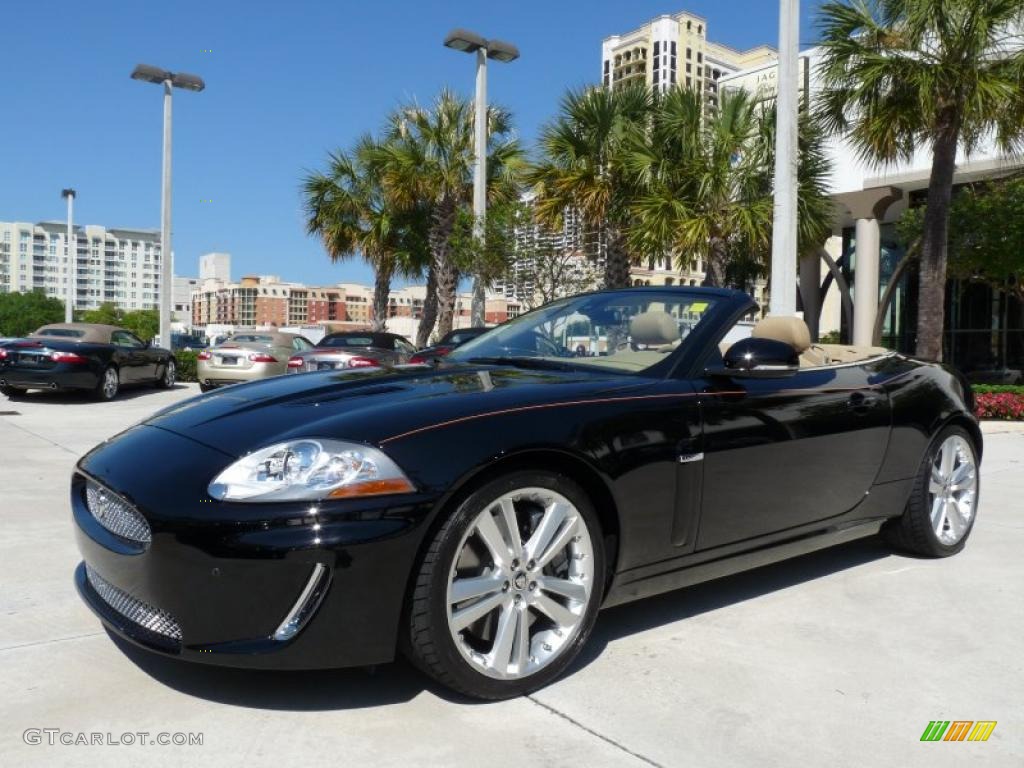 Ebony Black 2011 Jaguar XK XKR Convertible Exterior Photo #46861488
