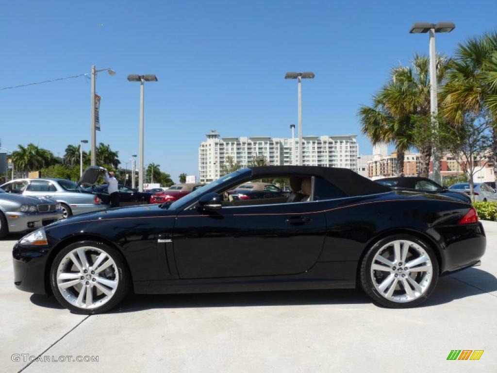 Ebony Black 2011 Jaguar XK XKR Convertible Exterior Photo #46861650