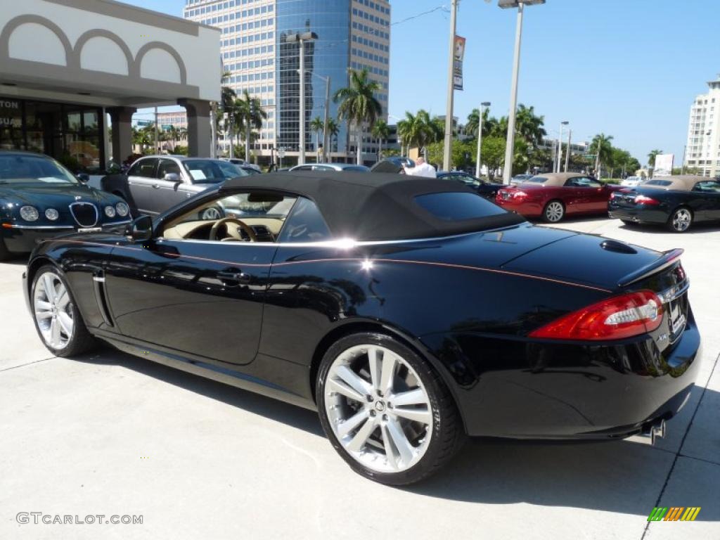 Ebony Black 2011 Jaguar XK XKR Convertible Exterior Photo #46861662