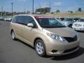 Sandy Beach Metallic 2011 Toyota Sienna LE Exterior