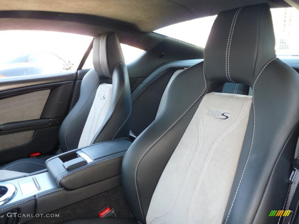Obsidian Black Interior 2009 Aston Martin DBS Coupe Photo #46862004