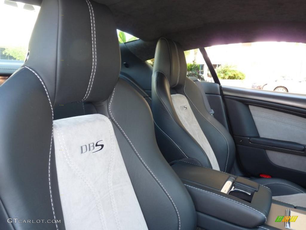 Obsidian Black Interior 2009 Aston Martin DBS Coupe Photo #46862031