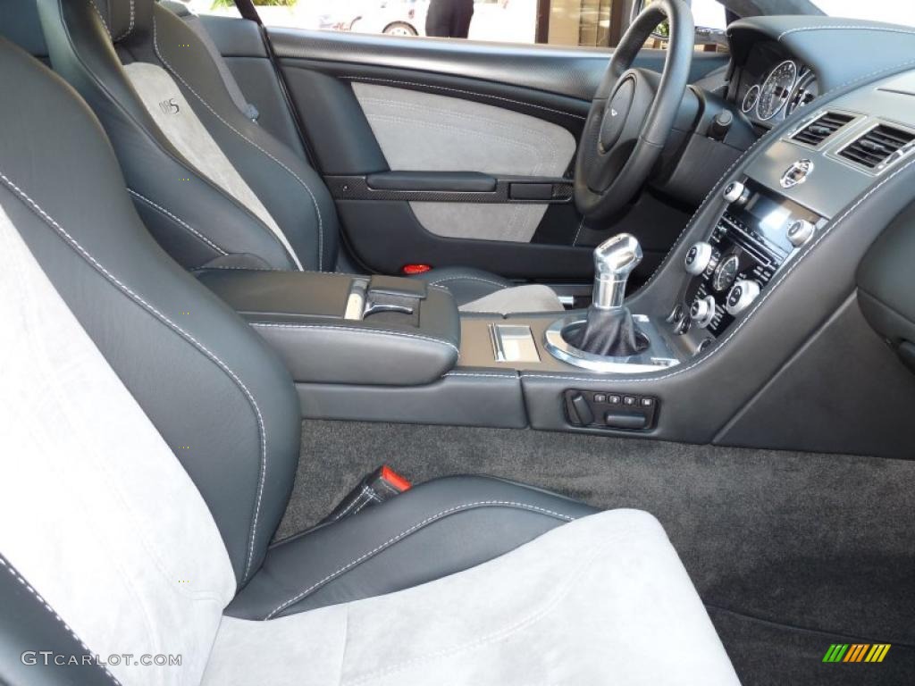 Obsidian Black Interior 2009 Aston Martin DBS Coupe Photo #46862043