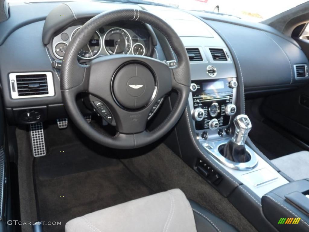 2009 Aston Martin DBS Coupe Obsidian Black Dashboard Photo #46862088