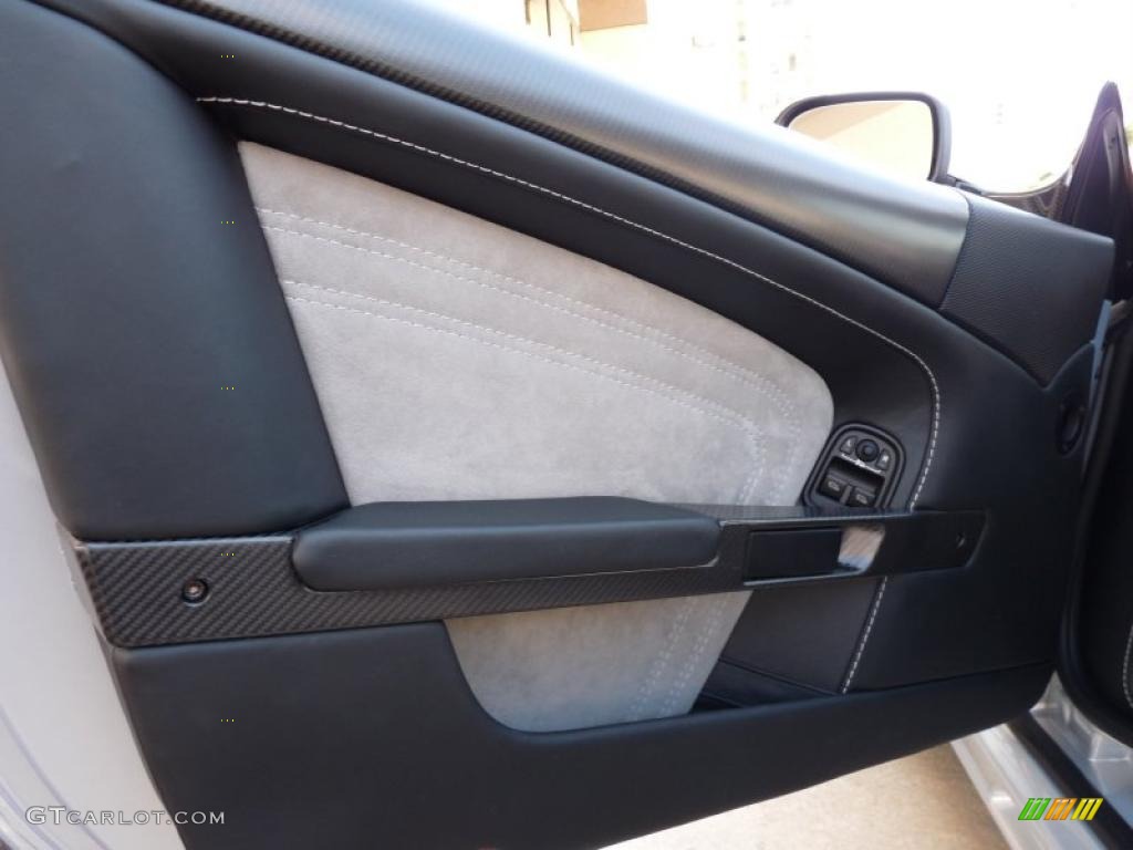2009 Aston Martin DBS Coupe Obsidian Black Door Panel Photo #46862100