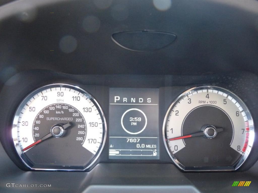 2010 Jaguar XF XF Supercharged Sedan Gauges Photo #46862526