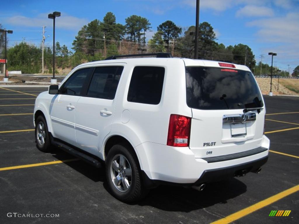2011 Pilot EX-L - Taffeta White / Gray photo #3