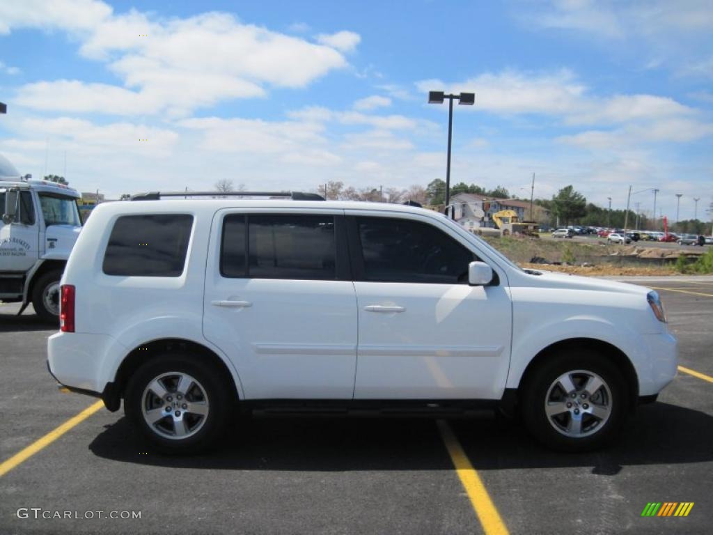 2011 Pilot EX-L - Taffeta White / Gray photo #6