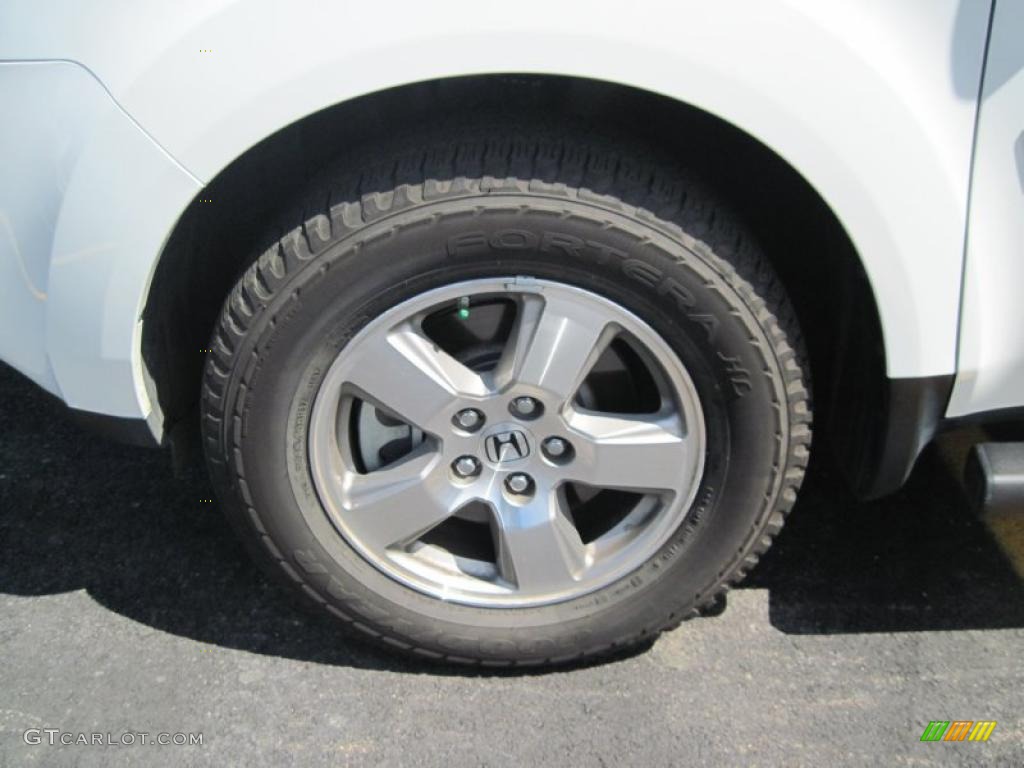 2011 Pilot EX-L - Taffeta White / Gray photo #9