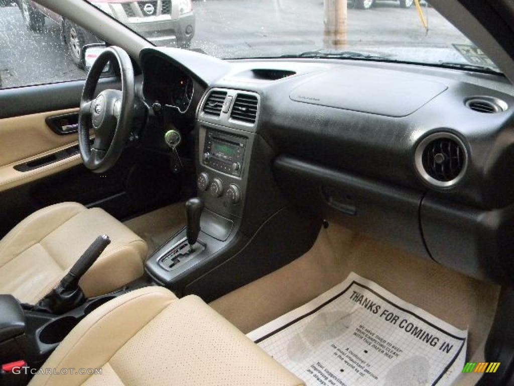 Anthracite Black Interior 2007 Subaru Impreza WRX Wagon Photo #46862742