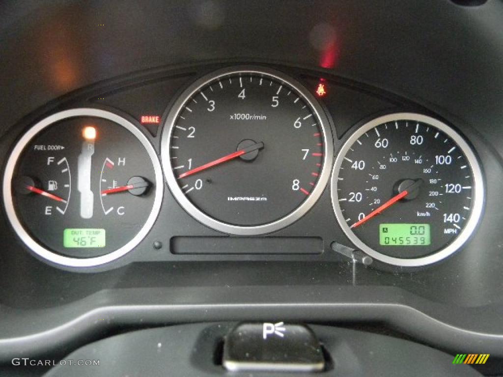 2007 Subaru Impreza WRX Wagon Gauges Photo #46862853