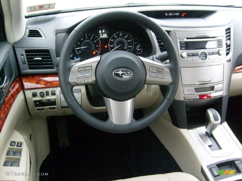 2011 Subaru Legacy 2.5i Limited Warm Ivory Dashboard Photo #46863357