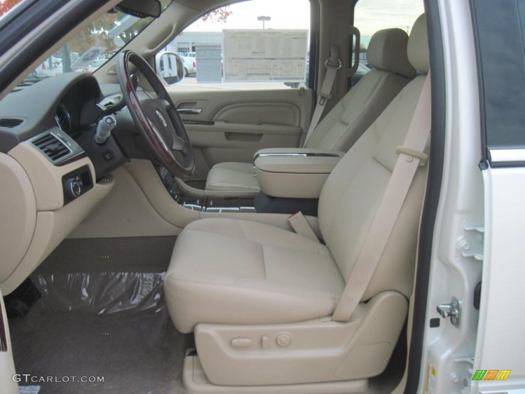 Cashmere/Cocoa Interior 2011 Cadillac Escalade ESV Luxury Photo #46863465