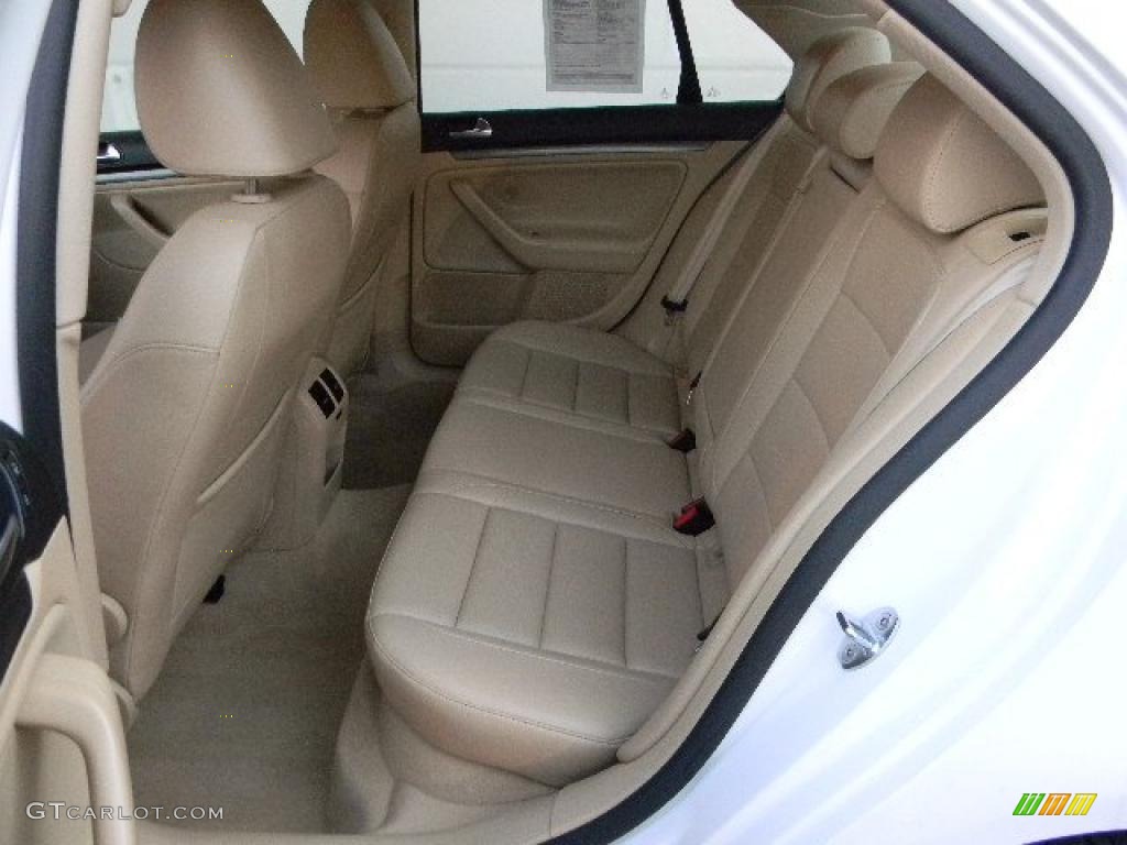 Pure Beige Interior 2009 Volkswagen Jetta SE Sedan Photo #46863642