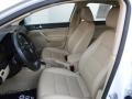 Pure Beige 2009 Volkswagen Jetta SE Sedan Interior Color