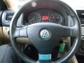Pure Beige Steering Wheel Photo for 2009 Volkswagen Jetta #46863789